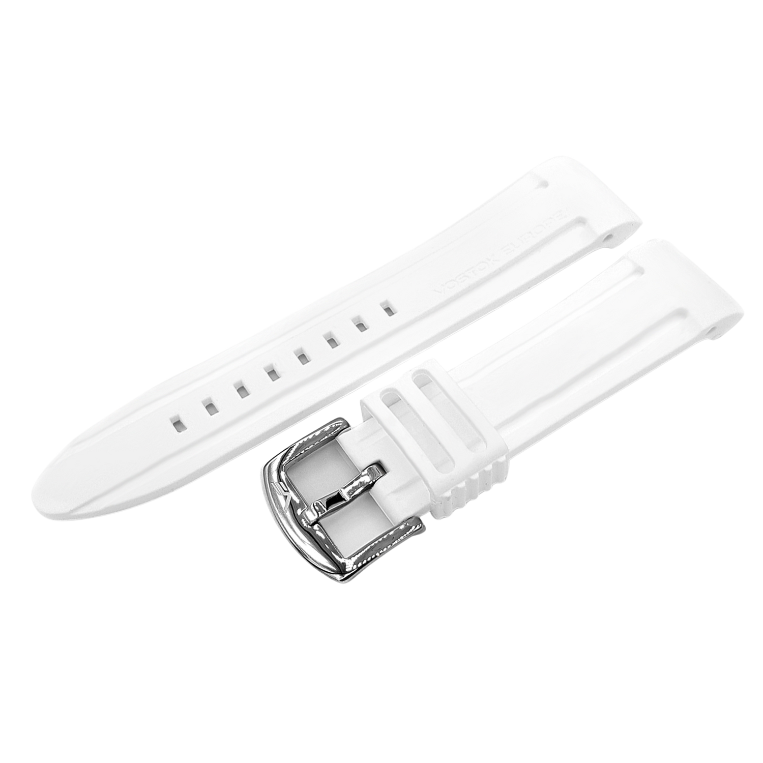 Batiscafos　シリコンストラップ※お取り寄せとなります。<br>（ラグ幅24㎜　Ref.silicone_white_583）