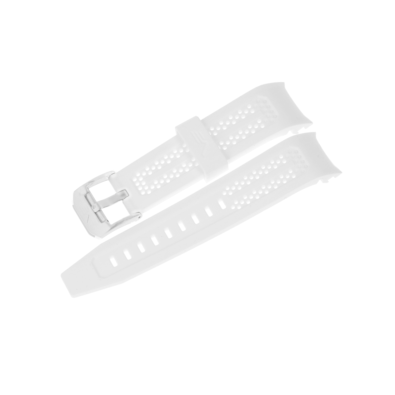 Atomic Age　シリコンストラップ※お取り寄せとなります。<br>（ラグ幅25㎜　Ref.silicone_white_ss_buckle_703）