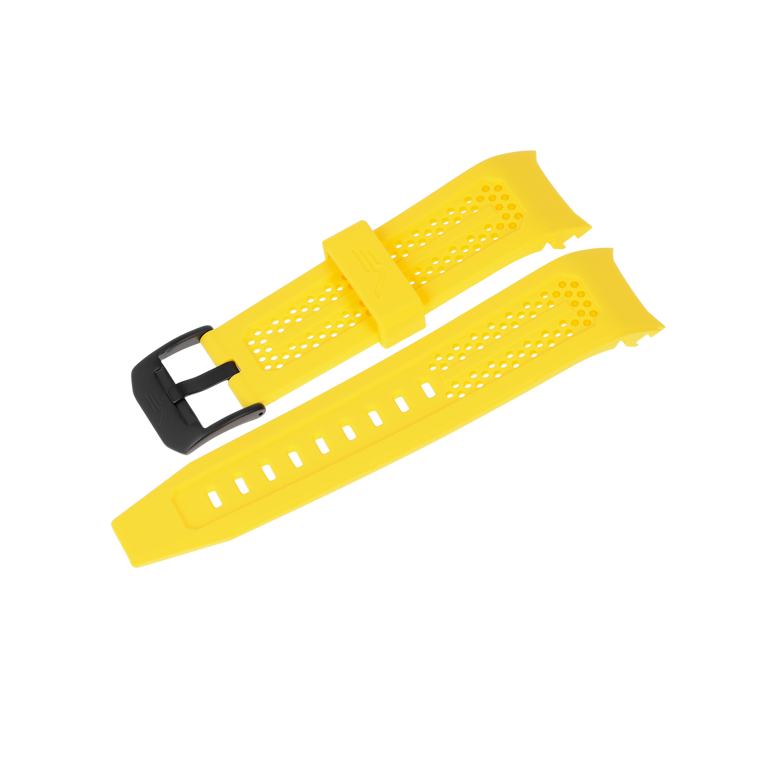 Atomic Age　シリコンストラップ※お取り寄せとなります。<br>（ラグ幅25㎜　Ref.silicone_yellow_703）