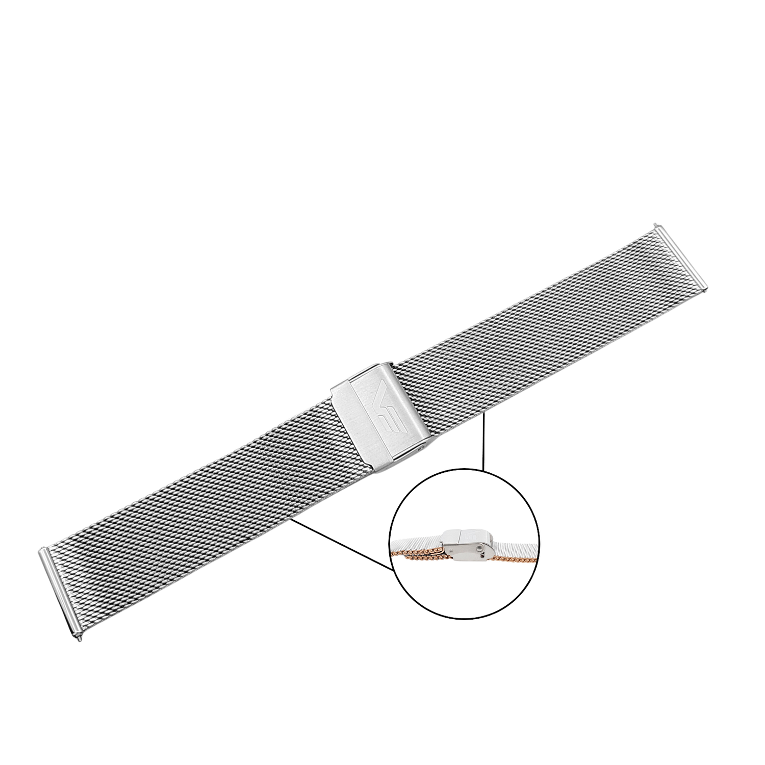 Undine　メッシュブレスレット※お取り寄せとなります。（ラグ幅20㎜　Ref.BRACELETE_567）