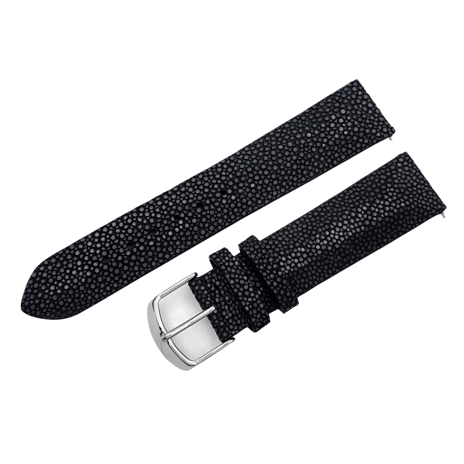 Undine　エイ革ストラップ※お取り寄せとなります。<br>（ラグ幅20㎜　Ref.leather_523_stengrey）