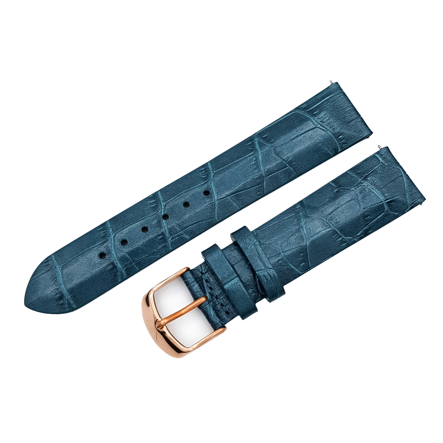 Undine　レザーストラップ※お取り寄せとなります。<br>（ラグ幅20㎜　Ref.leather_527_croco）