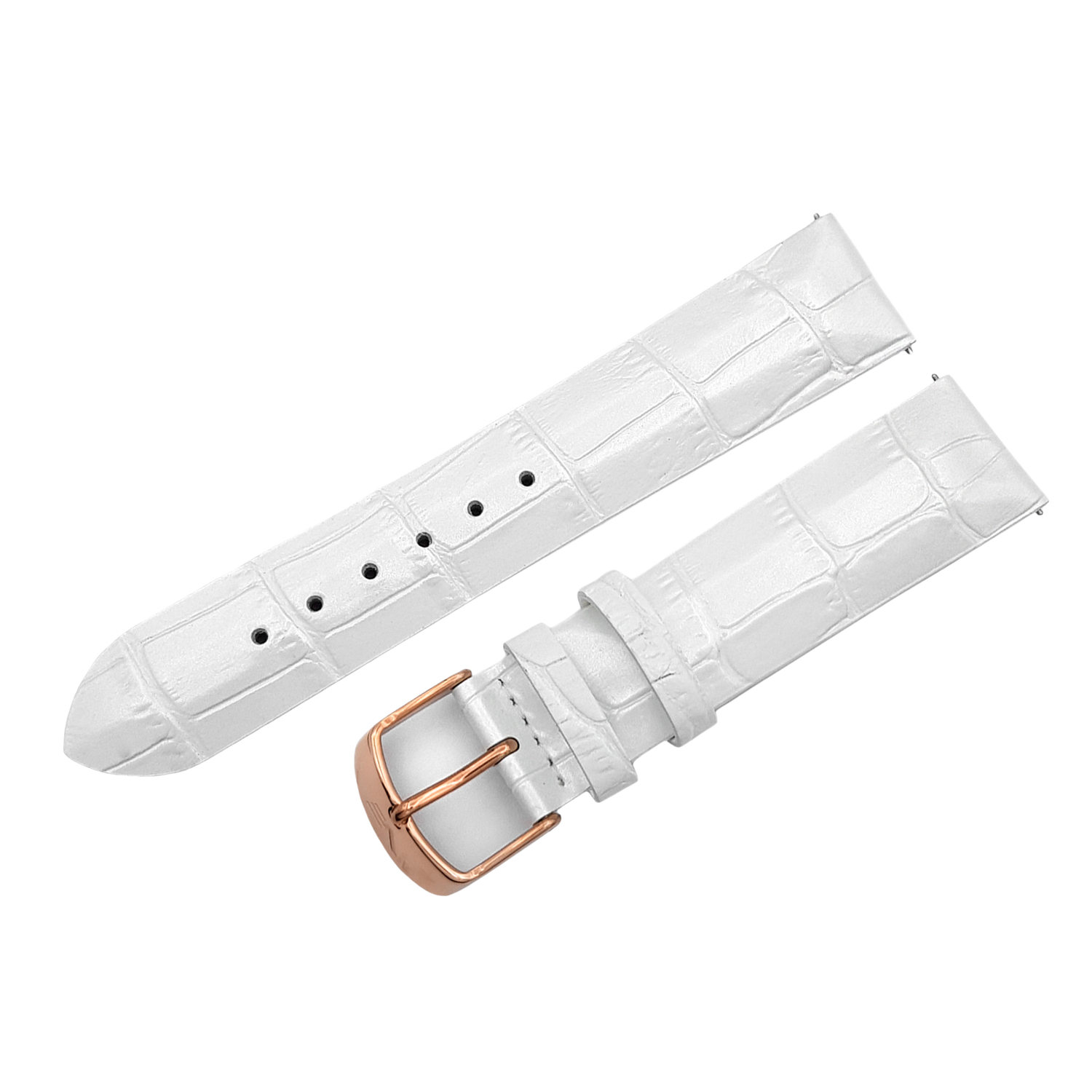 Undine　レザーストラップ※お取り寄せとなります。<br>（ラグ幅20㎜　Ref.leather_528_croco）