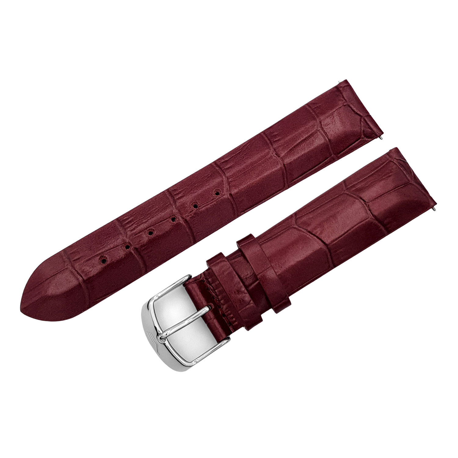 Undine　レザーストラップ※お取り寄せとなります。<br>（ラグ幅20㎜　Ref.leather_567_croco）