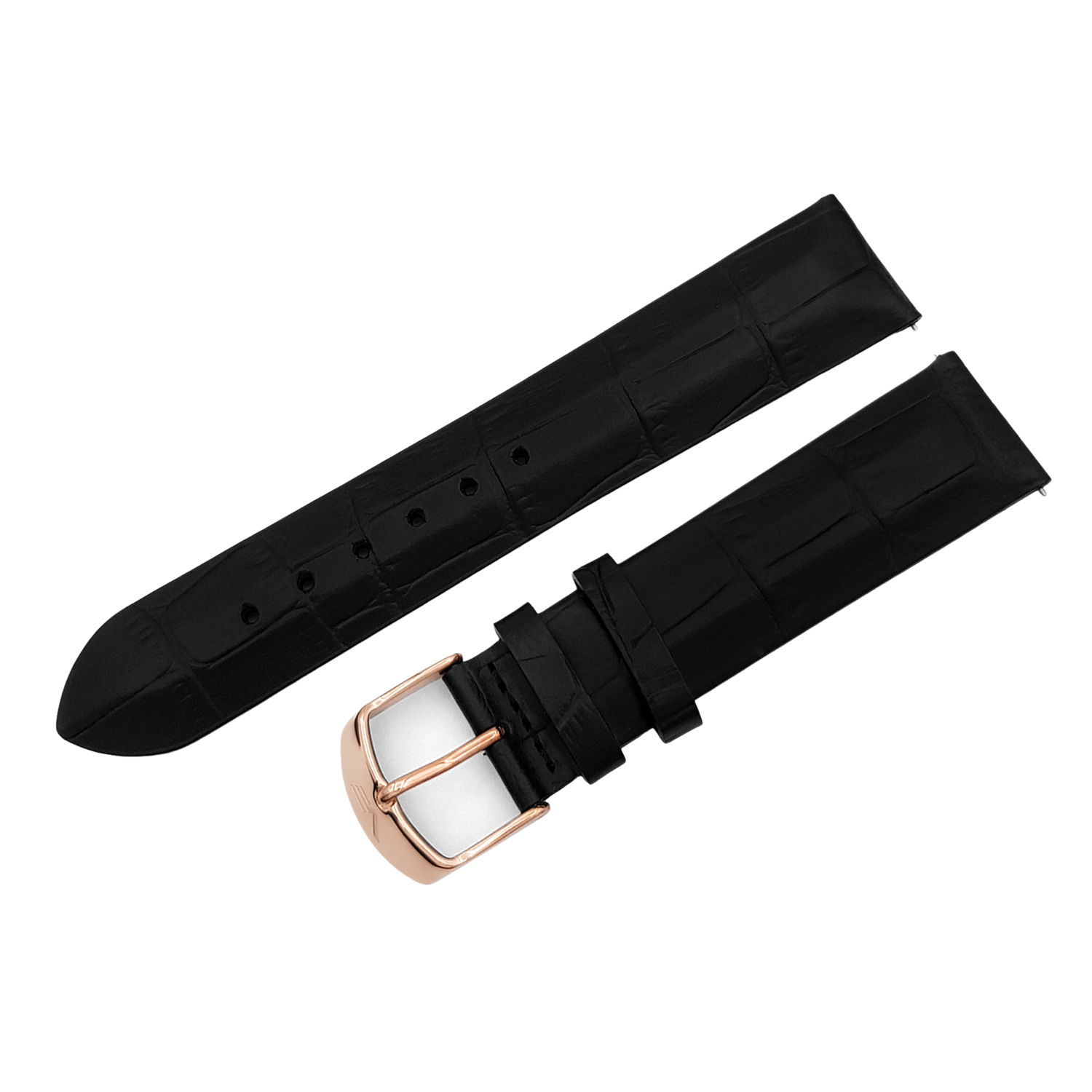 Undine　レザーストラップ※お取り寄せとなります。<br>（ラグ幅20㎜　Ref.leather_627_croco）