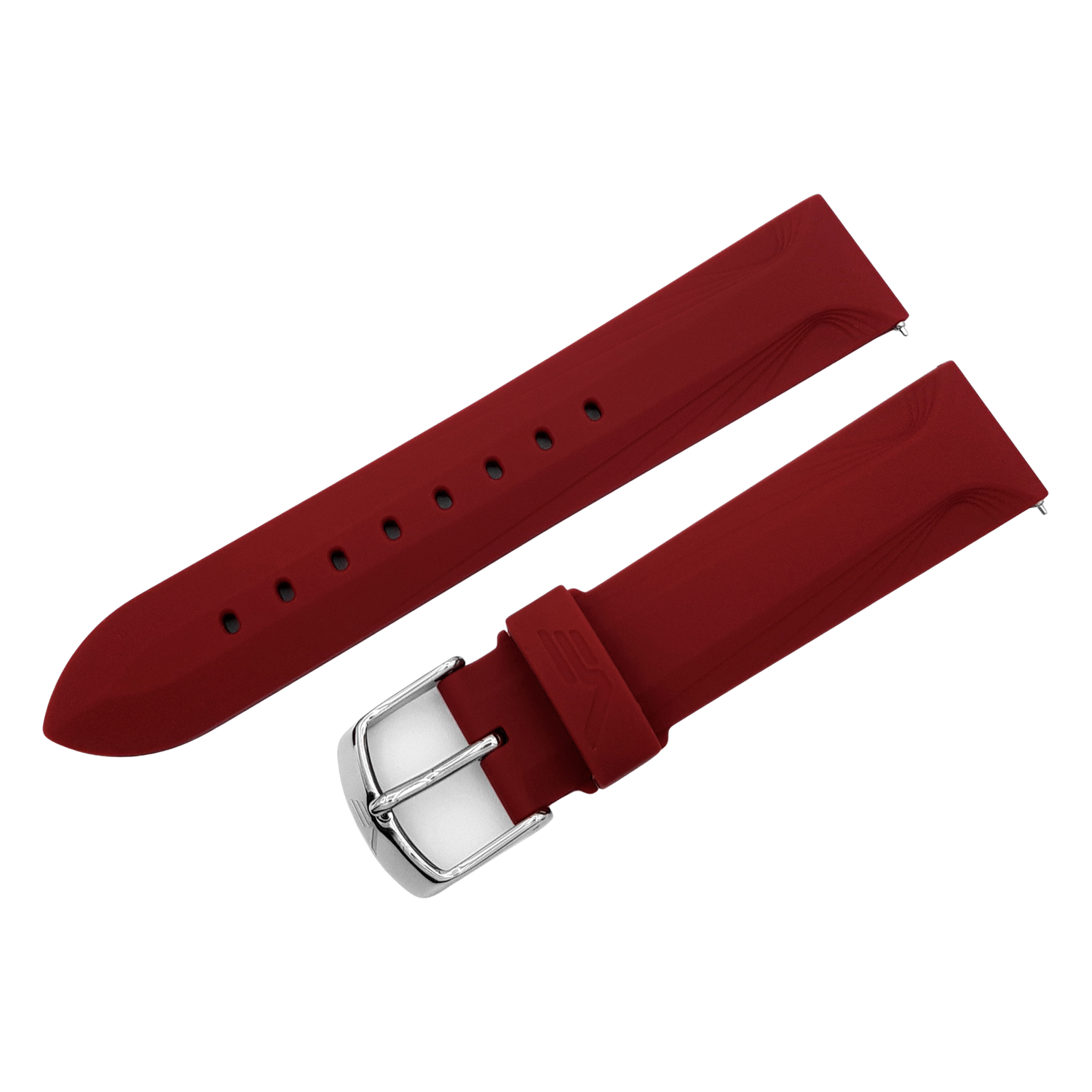 Undine　シリコンストラップ※お取り寄せとなります。<br>（ラグ幅20㎜　Ref.silicone_blackberry_567）