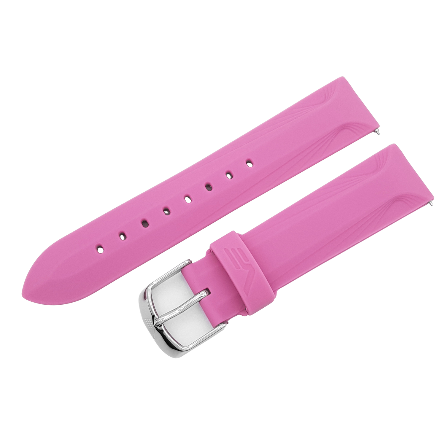 Undine　シリコンストラップ※お取り寄せとなります。<br>（ラグ幅20㎜　Ref.silicone_pink_525）