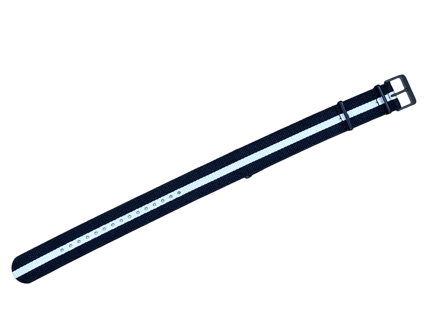 ナイロンストラップ（ラグ幅：22ｍｍ Ref.VE.0.B.BlackWhite.Nylon.22）