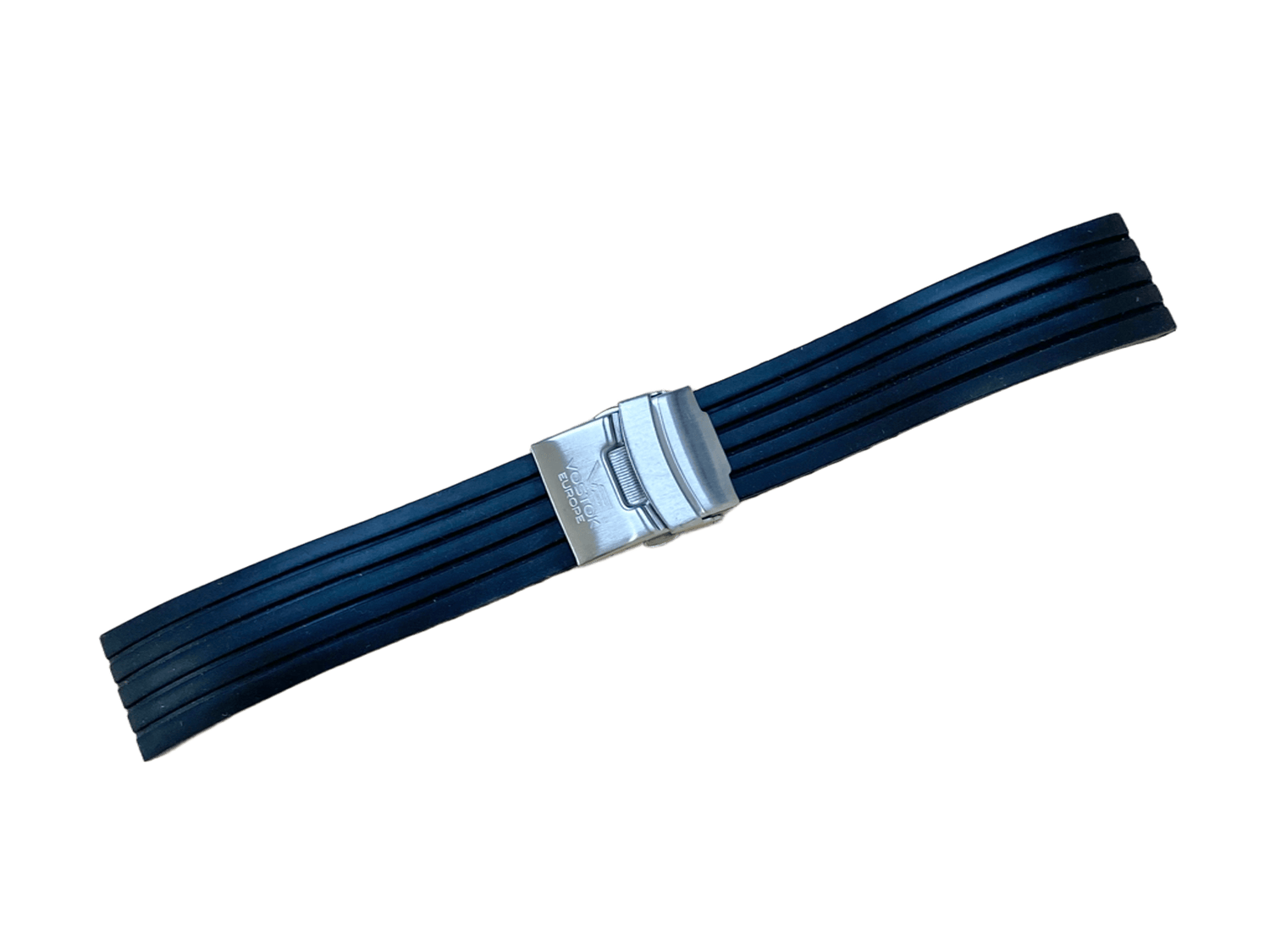 シリコンストラップ（ラグ幅22㎜　Ref.VE.0.M.Black.Sil.22）