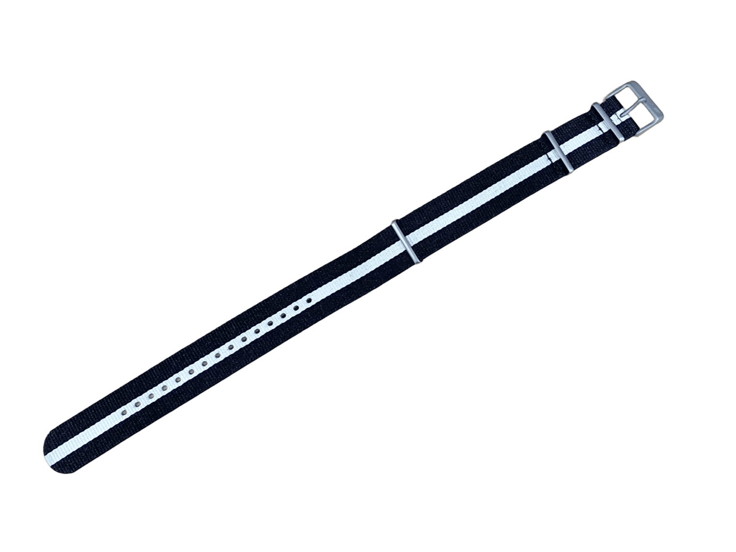 ナイロンストラップ（ラグ幅：22ｍｍ Ref.VE.0.M.BlackWhite.Nylon.22）