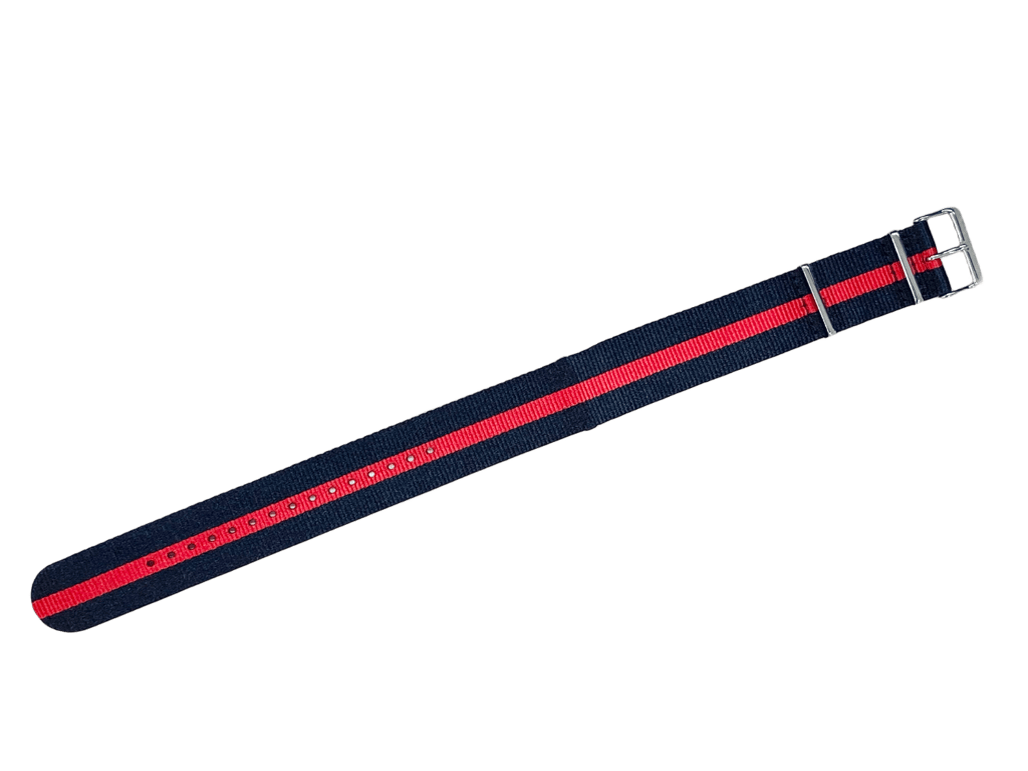 ナイロンストラップ（ラグ幅：25ｍｍ Ref.VE.0.W.BlackRed.Nylon.25）