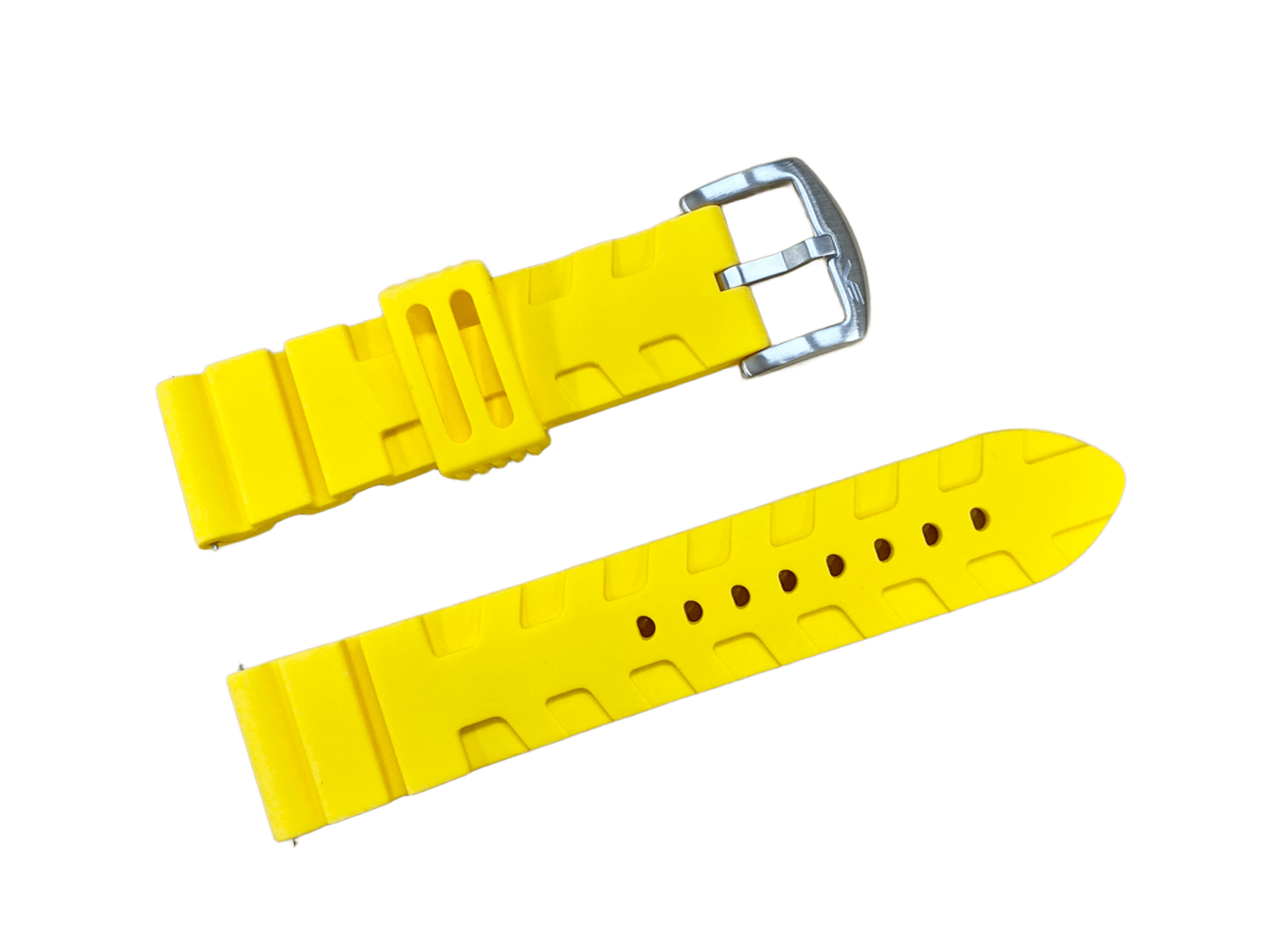 Expedition North Pole シリコンストラップ（ラグ幅：24mm Ref.VE.Exp.0.W.Yellow.Sil.24 ...