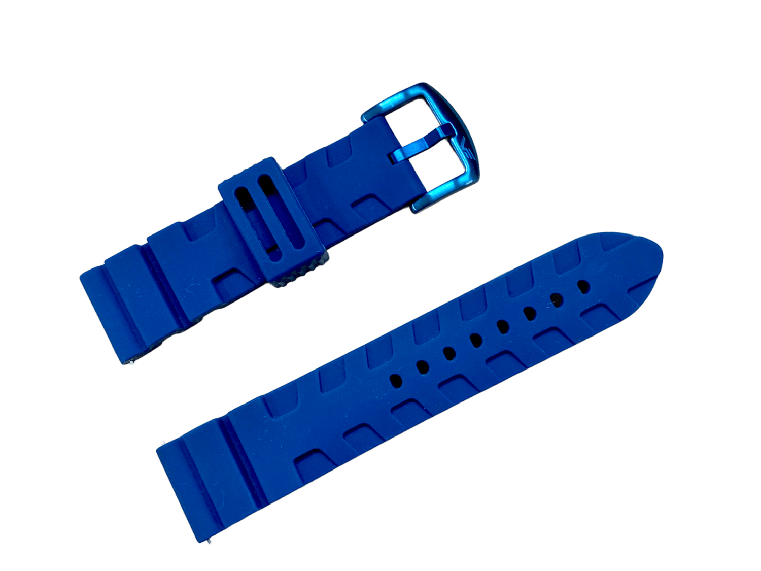 Expedition North Pole シリコンストラップ（ラグ幅：24ｍｍ Ref.VE.Exp.0.B.Blue.Blue.Sil.24）
