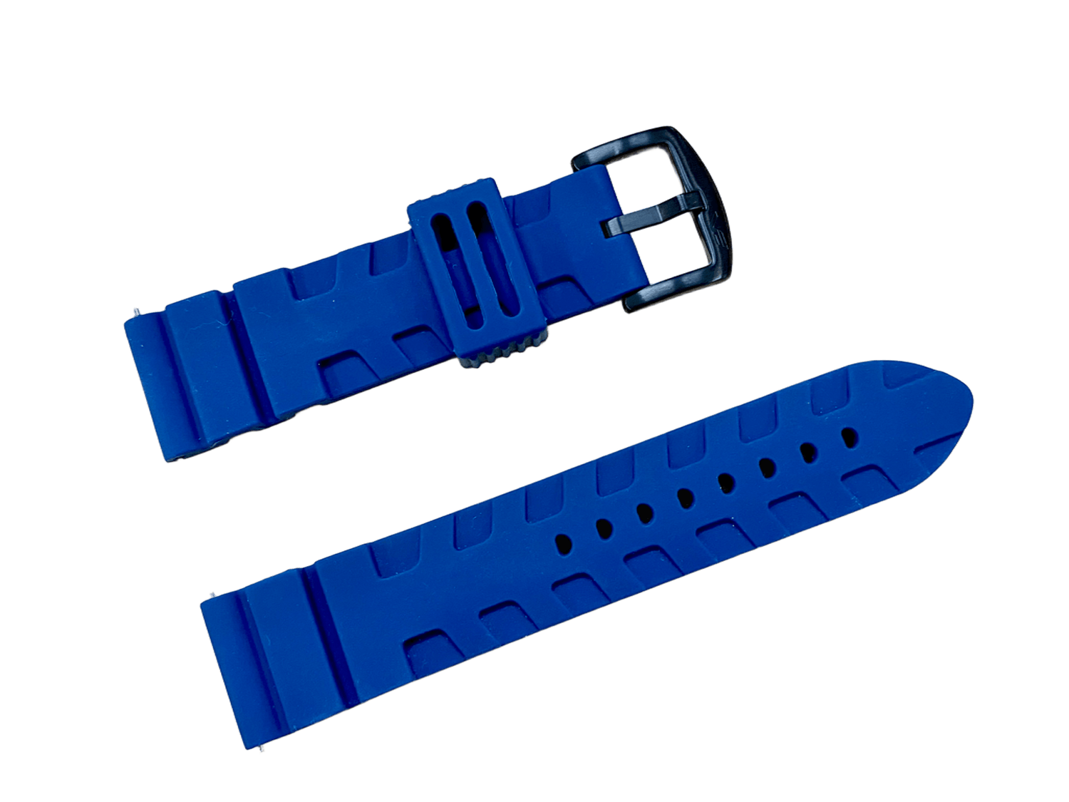 Expedition North Pole シリコンストラップ（ラグ幅：24ｍｍ Ref.VE.Exp.0.B.Blue.Sil.24）