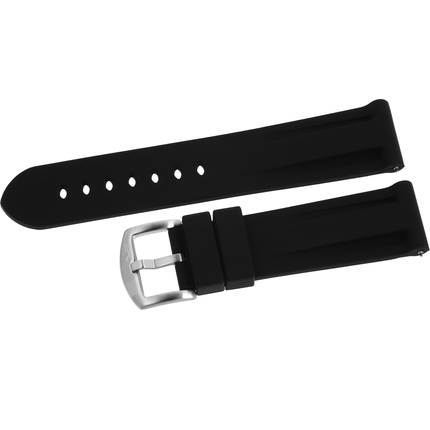 Expedition　シリコンストラップ※お取り寄せとなります。<br>（ラグ幅24㎜　Ref.silicon_black_729）