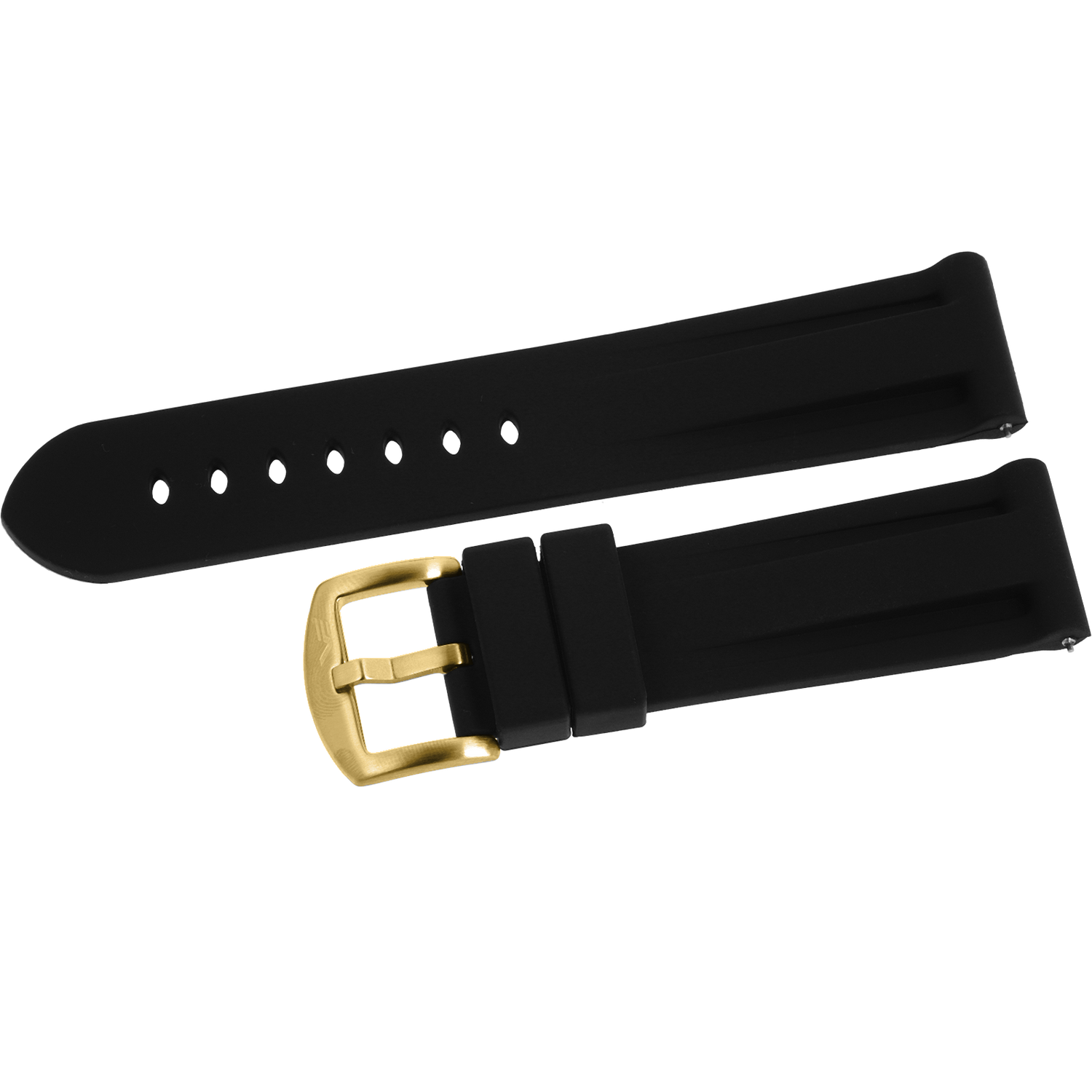 Expedition　シリコンストラップ※お取り寄せとなります。<br>（ラグ幅24㎜　Ref.silicon_black_730）