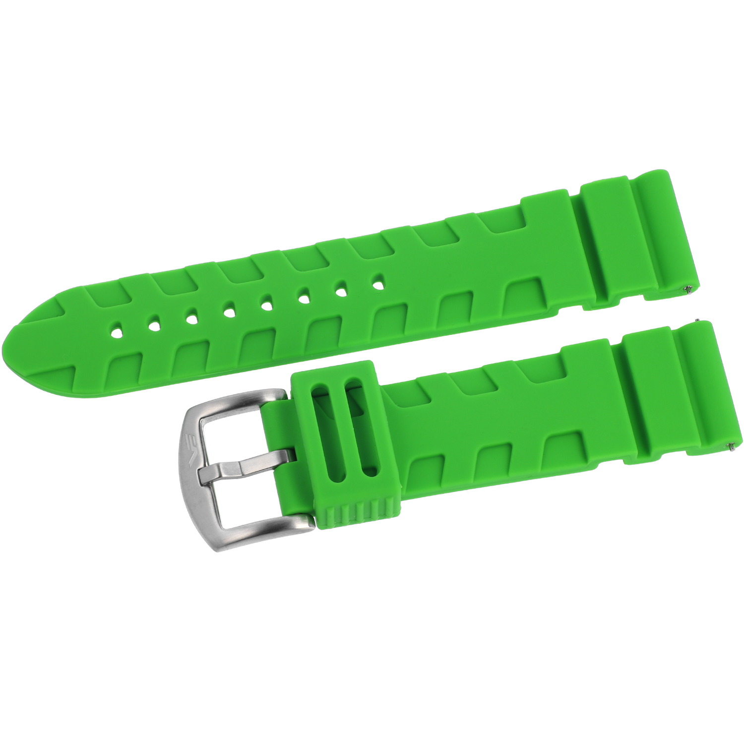 Expedition　シリコンストラップ※お取り寄せとなります。<br>（ラグ幅24㎜　Ref.silicon_green_733）