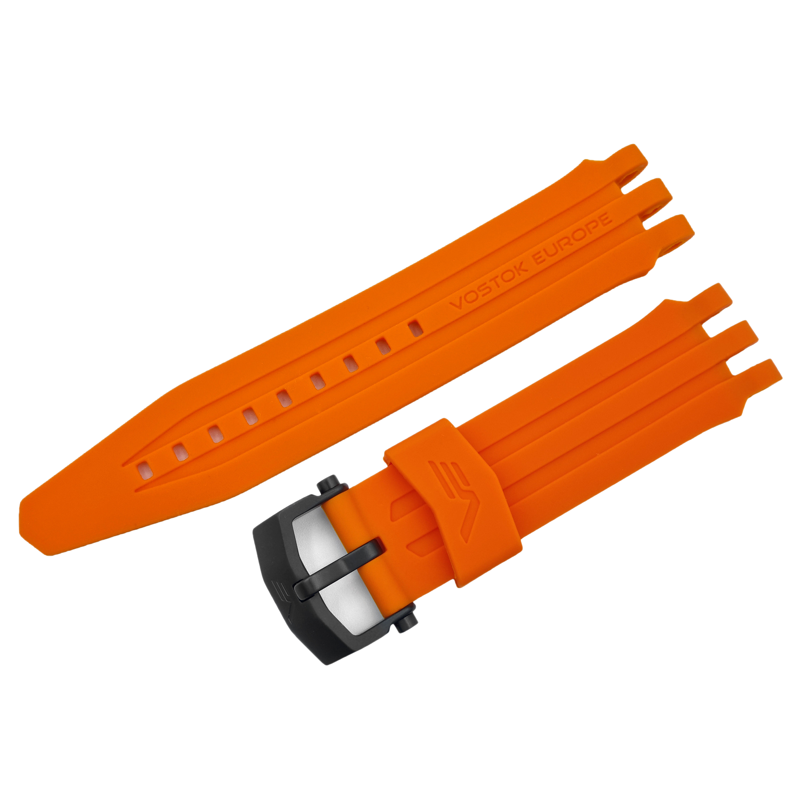Energia シリコンストラップ（ラグ幅26㎜ Ref.silicon_orange_649） – vostok-europe-jp